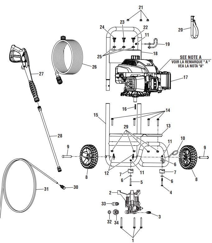 POWERSTROKE PS80516A PARTS PAGE